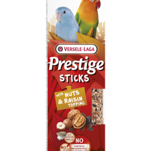 STICKS PETITS PERROQUETS AVEC NOIX & GARNITURE DE RAISINS