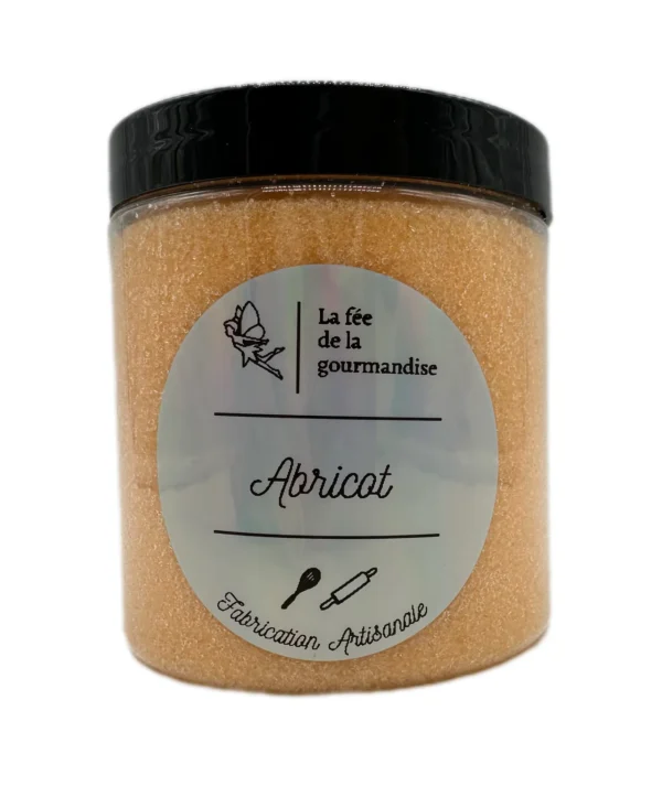 Sucre aromatisé - Abricot - La fée de la gourmandise - Pot 250g