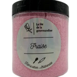 Sucre aromatisé - Fraise - La fée de la gourmandise - Pot 250g