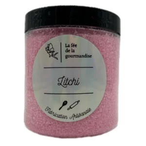 Sucre aromatisé - Litchi - La fée de la gourmandise - Pot 250g