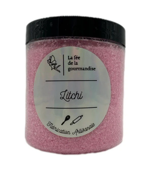Sucre aromatisé - Litchi - La fée de la gourmandise - Pot 250g