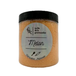 Sucre aromatisé - Melon - La fée de la gourmandise - Pot 250g