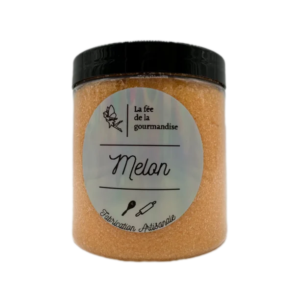 Sucre aromatisé - Melon - La fée de la gourmandise - Pot 250g