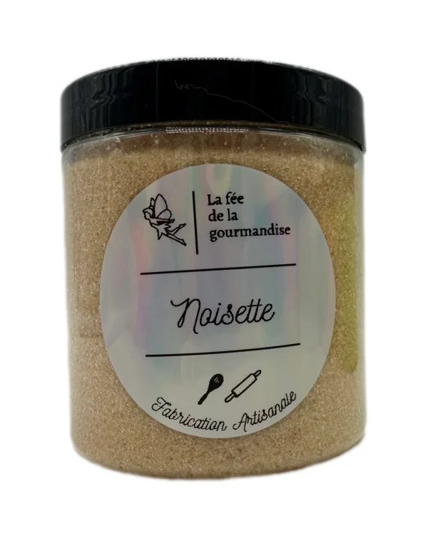 Sucre aromatisé - Noisette - La fée de la gourmandise - Pot 250g