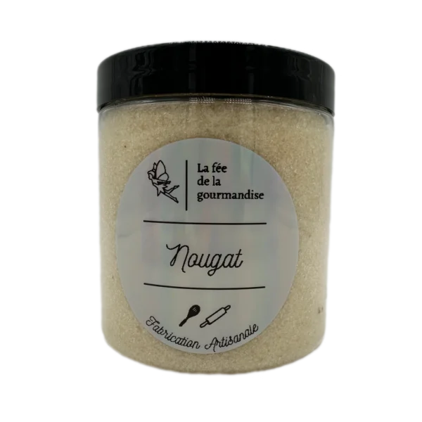 Sucre aromatisé - Nougat - La fée de la gourmandise - Pot 250g