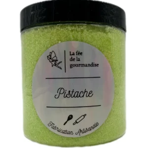 Sucre aromatisé - Pistache - La fée de la gourmandise - Pot 250g