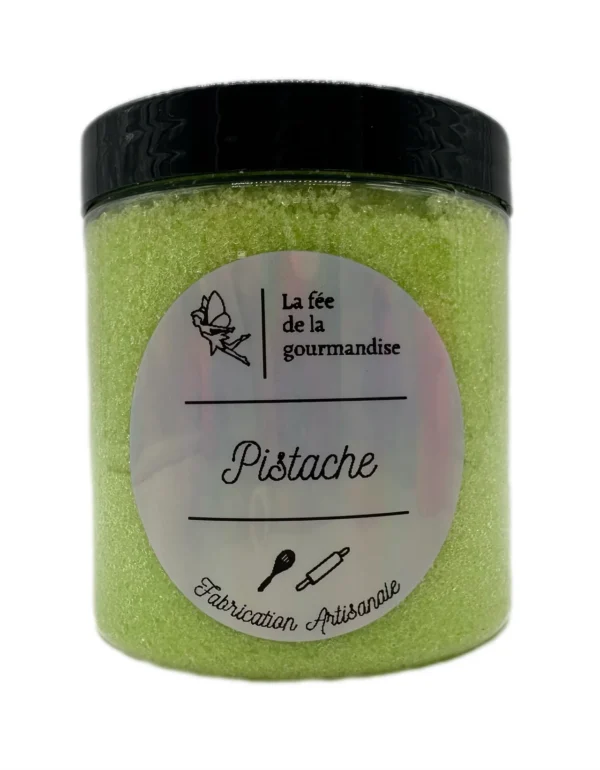 Sucre aromatisé - Pistache - La fée de la gourmandise - Pot 250g