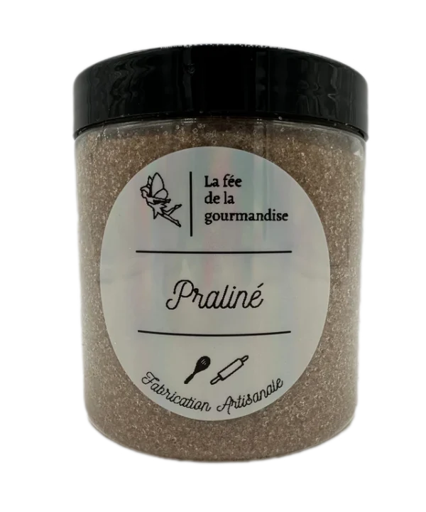 Sucre aromatisé - Praliné - La fée de la gourmandise - Pot 250g