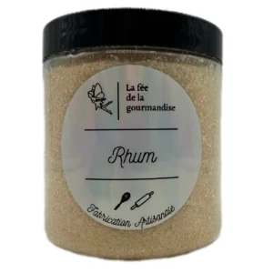 Sucre aromatisé - Rhum - La fée de la gourmandise - Pot 250g