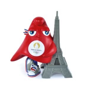 Figurine Mascotte JO Paris 2024 - France Tour Eiffel