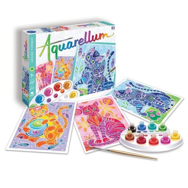 Aquarellum - Grand Format - Chats - SentoSphère – Image 2